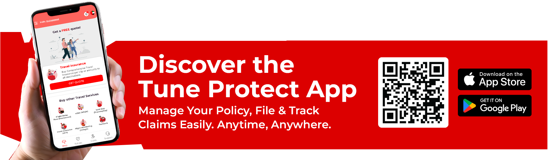 Tune Protect Claim App